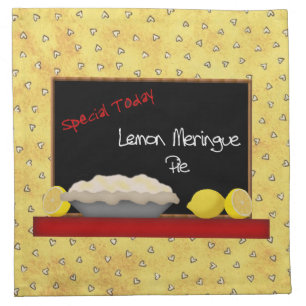 Lemon Meringue Pie Napkin
