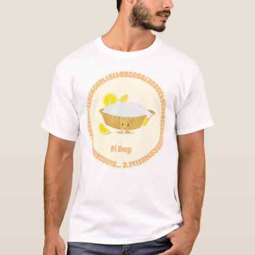 Lemon Meringue Pie Pi Day T_Shirt
