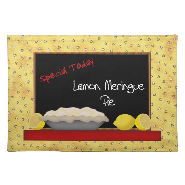 Lemon Meringue Pie Placemat (Front)