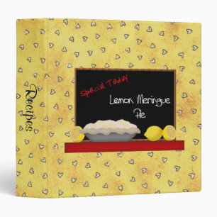Lemon Meringue Pie Recipe Binder