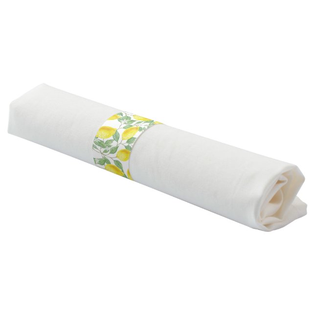 Lemon Napkin Bands (Angled)