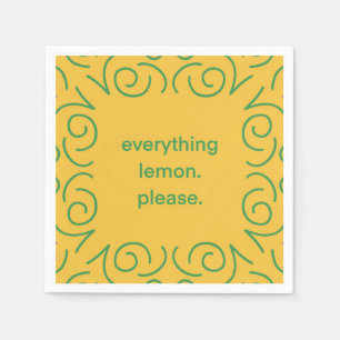 Lemon Napkins