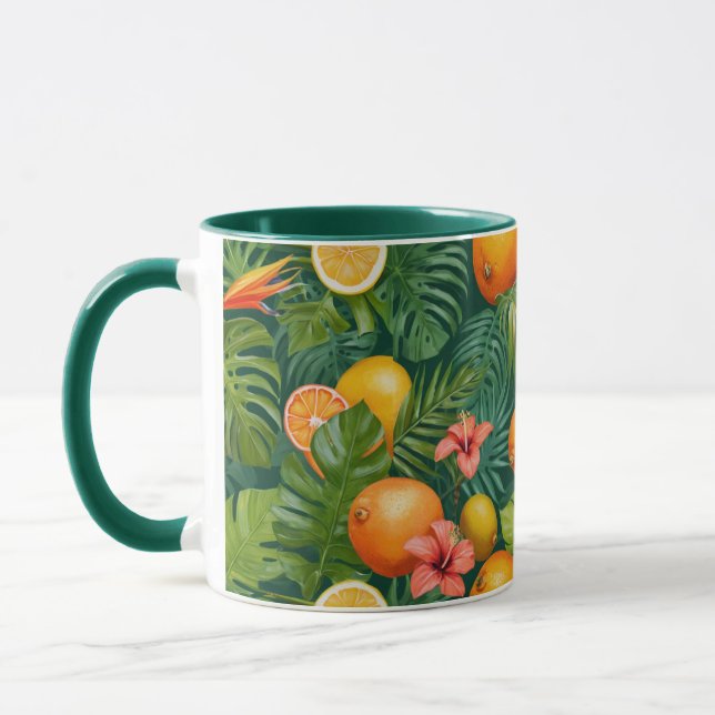 lemon orange nature mug (Left)
