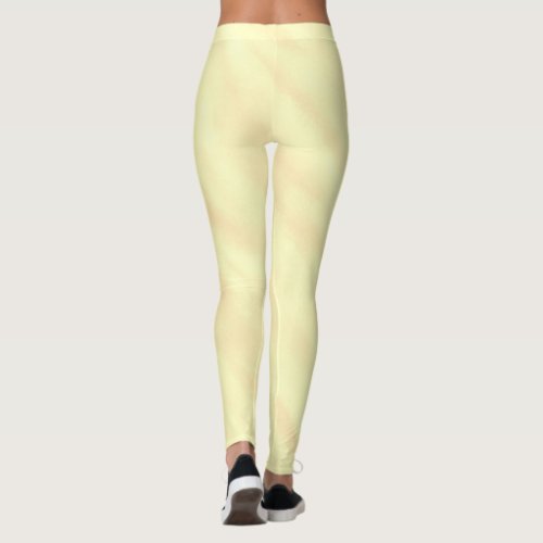 Lemon Orange Watercolor Legging