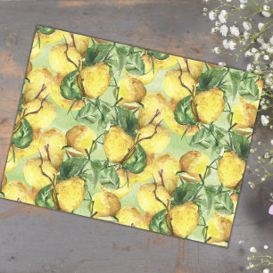 Lemon Orchard Tissue Paper