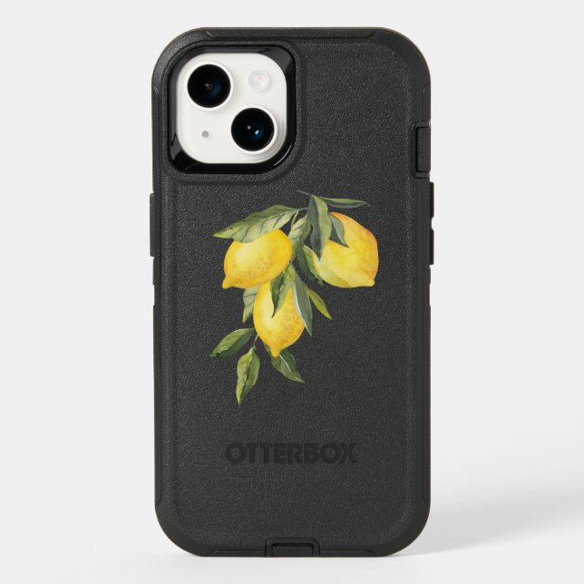 Lemon Otterbox Case (Back)