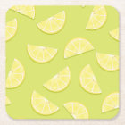 Lemon paper coasters
