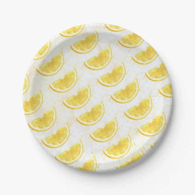 Lemon Paper Plates (Front)