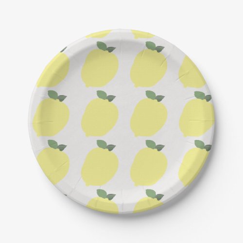 Lemon Paper Plates