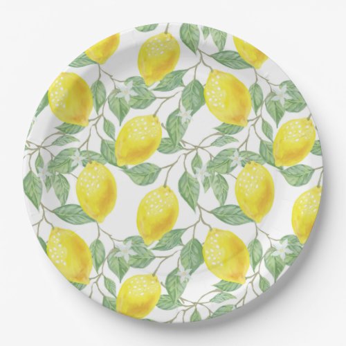 Lemon Paper Plates