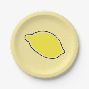 Lemon Paper Plates