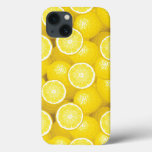 Lemon Pattern 2 iPhone 13 Case