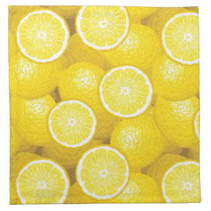 Lemon Pattern 2 Cloth Napkin