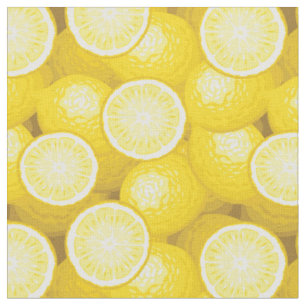 Lemon Pattern 2 Fabric