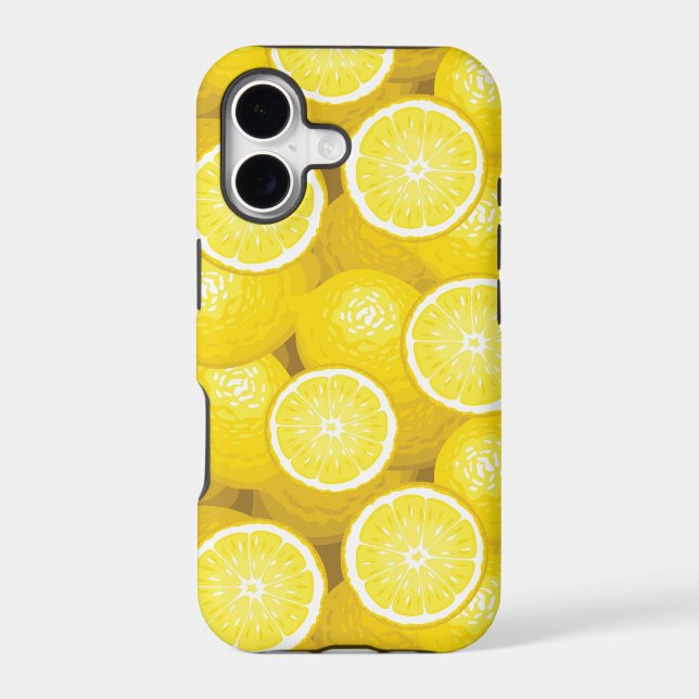 Lemon Pattern 2 Iphone Case (Back)