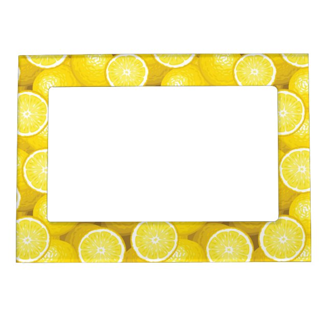 Lemon Pattern 2 Magnetic Frame (Front)