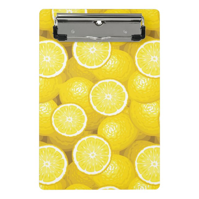 Lemon Pattern 2 Mini Clipboard (Front)