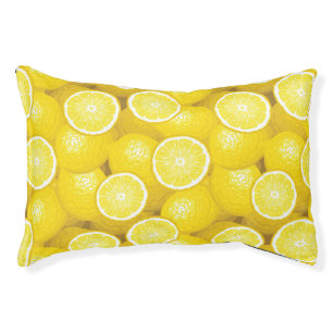 Lemon Pattern 2 Pet Bed