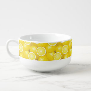 Lemon Pattern 2 Soup Mug