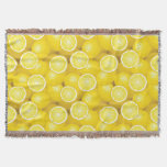 Lemon Pattern 2 Throw Blanket