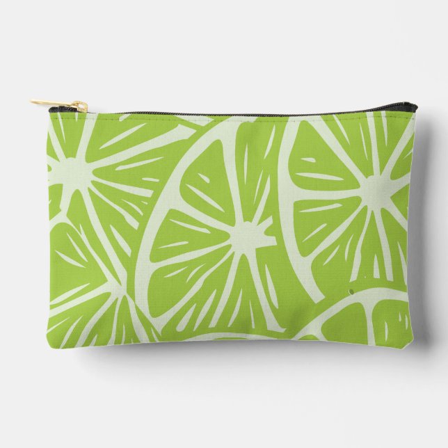 Lemon pattern accessory pouch (Front)