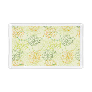Lemon Pattern Acrylic Tray