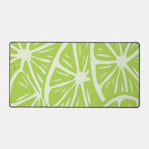 Lemon pattern desk mat