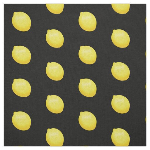 Lemon Pattern Fabric