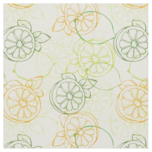 Lemon Pattern Fabric