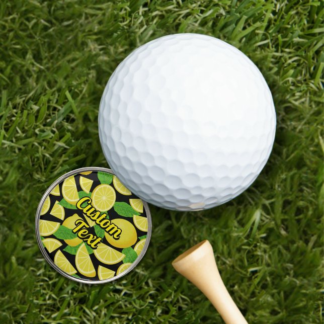 Lemon Pattern Golf Ball Marker (Creator Uploaded)