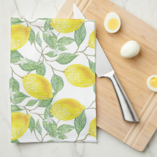 Lemon Pattern Kitchen Towel