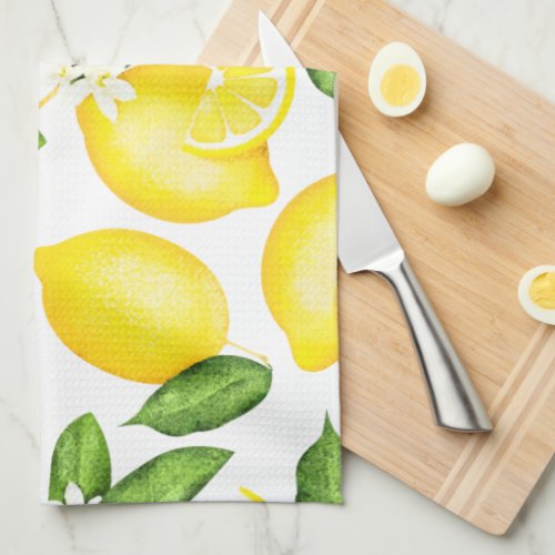 Lemon Pattern Kitchen Towel