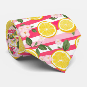 Lemon Pattern Men's Necktie 