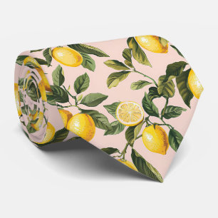 Lemon Pattern Men's Necktie