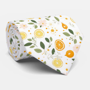 Lemon Pattern Men's Necktie