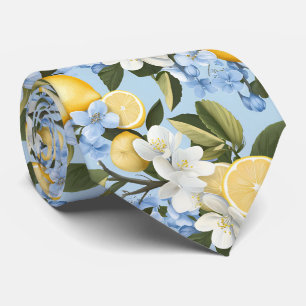 Lemon Pattern Men's Necktie 