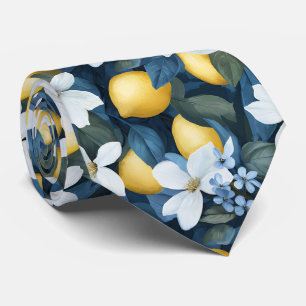 Lemon Pattern Men's Necktie 