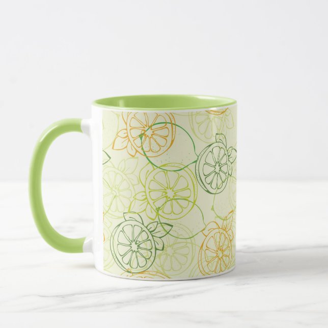 Lemon Pattern Mug (Left)
