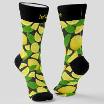 Lemon Pattern Socks