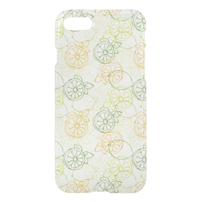 Lemon Pattern Uncommon iPhone Case (Back)