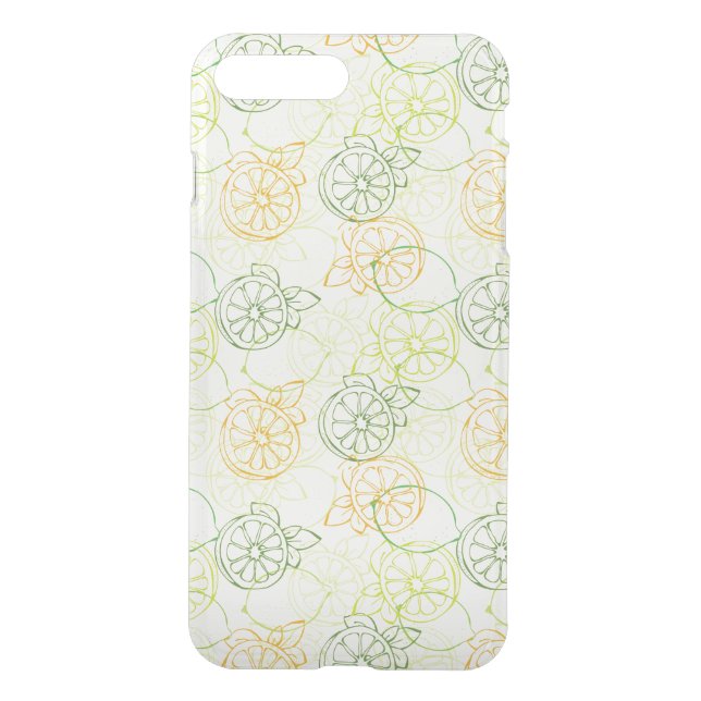 Lemon Pattern Uncommon iPhone Case (Back)