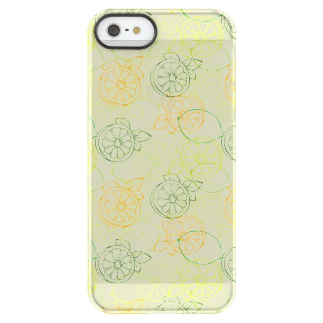 Lemon Pattern Uncommon iPhone Case (Back)