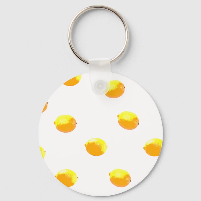 lemon pattern version 1 keychain (Front)