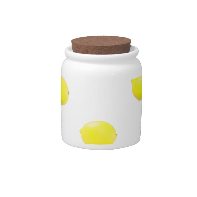 lemon pattern version 2 candy jar (Front)