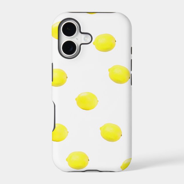 lemon pattern version 2 iphone case (Back)