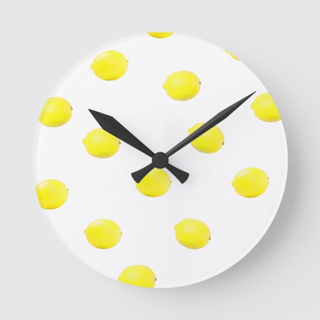 lemon pattern version 2 round clock (Front)