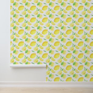 Lemon Pattern Wallpaper