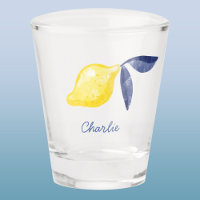 Lemon Personalized Custom Name Shot Glass