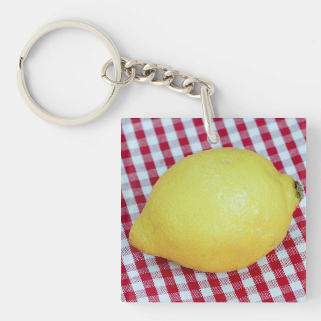 Lemon Picnic Keychain (Front)