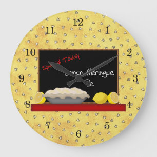 Lemon Pie Diner Wall Clock